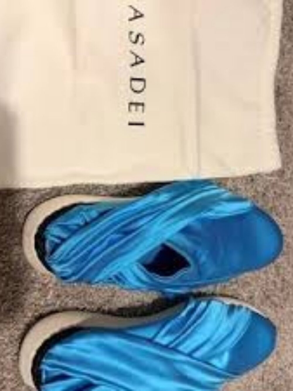 157-NIB CASADEI SATIN STRETCH SEMPLICE MARETTIMO SLIP-ON SUMMER SNEAKERS - Picture 6 of 8